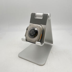 Apple Watch Ultra Cellular Gray Titanium 49mm w/ Orange Alpine Loop - Excellent