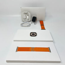 Load image into Gallery viewer, Apple Watch Ultra Cellular Titanium 49mm w/ (L) Orange Alpine Loop Excellent