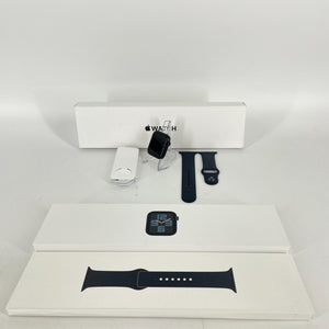 Apple Watch SE (2nd Gen.) Cellular Midnight Aluminum 44mm w/ Sport Band Good