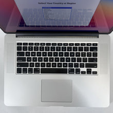 Load image into Gallery viewer, Apple MacBook Pro Retina 15 Mid 2015 Silver 2.5 GHz Intel Core i7 4th Gen. 16GB RAM 960GB Solid State Drive AMD Radeon R9 M370X 2 GB