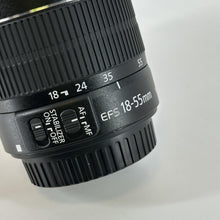Load image into Gallery viewer, Canon EF-S 18-55mm Black