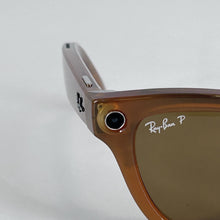Load image into Gallery viewer, Meta Ray-Ban Meta Skyler (Gen 1) Shiny Caramel Transparent 32GB