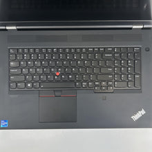 Load image into Gallery viewer, Lenovo ThinkPad P17 Gen 2 Black 2.5 GHz Intel Core i7 11th Gen. 16GB RAM 512GB Solid State Drive NVIDIA Quadro T1200 4 GB