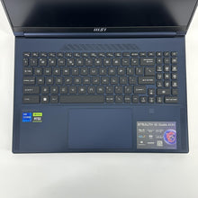 Load image into Gallery viewer, MSI Stealth 16 Studio 16 Blue 2.4 GHz Intel Core i7 13th Gen. 64GB RAM 4TB Solid State Drive 1TB Solid State Drive NVIDIA GeForce RTX 4070 8 GB