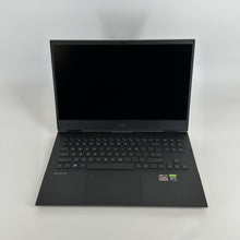 Load image into Gallery viewer, HP Omen 16 Black 3.2 GHz AMD Ryzen 7 5800H 16GB RAM 512GB Solid State Drive NVIDIA GeForce RTX 3050 Ti 4 GB