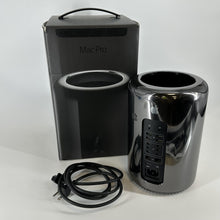 Load image into Gallery viewer, Apple Mac Pro Late 2013 Black 3.5 GHz 6-Core Intel Xeon E5 64GB RAM 512GB Solid State Drive AMD FirePro D500 3 GB
