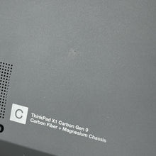 Load image into Gallery viewer, Lenovo ThinkPad X1 Carbon Gen 9 14 Black 2.6 GHz Intel Core i5 11th Gen. 8GB RAM 256GB Solid State Drive