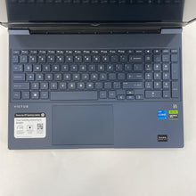 Load image into Gallery viewer, HP Victus 15.6 Blue 2.0 GHz Intel Core i5 12th Gen. 16GB RAM 512GB Solid State Drive NVIDIA GeForce RTX 3050 4 GB
