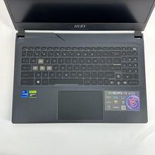 Load image into Gallery viewer, MSI Cyborg 15 Black 2.4 GHz Intel Core i7 13th Gen. 16GB RAM 512GB Solid State Drive NVIDIA GeForce RTX 4050 6 GB