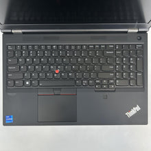 Load image into Gallery viewer, Lenovo ThinkPad P15 Gen 2 Black 2.3 GHz Intel Core i7 11th Gen. 32GB RAM 512GB Solid State Drive NVIDIA RTX A2000 4 GB