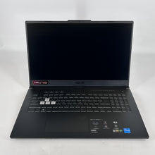 Load image into Gallery viewer, Asus TUF F17 17.3 Black 2.5 GHz Intel Core i5 12th Gen. 16GB RAM 512GB Solid State Drive NVIDIA GeForce RTX 3050 4 GB