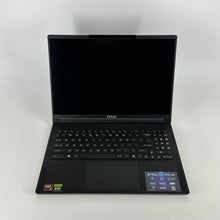 Load image into Gallery viewer, MSI Stealth A16 AI+ 16 Black 2.0 GHz AMD Ryzen AI 9 365 32GB RAM 2TB Solid State Drive 2TB Solid State Drive NVIDIA GeForce RTX 4070 8 GB