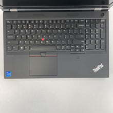 Load image into Gallery viewer, Lenovo ThinkPad P15 Gen 2 Black 2.3 GHz Intel Core i7 11th Gen. 32GB RAM 512GB Solid State Drive NVIDIA Quadro T1200 4 GB