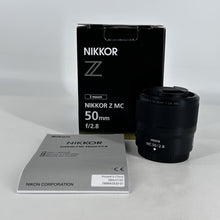 Load image into Gallery viewer, Nikon Nikkor Z MC 50mm Black