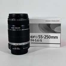 Load image into Gallery viewer, Canon EF-S 55-250mm Black