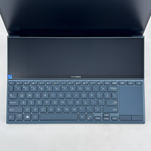 Load image into Gallery viewer, Asus Zenbook Duo 14 Blue 2.9 GHz Intel Core i7 11th Gen. 16GB RAM 1TB Solid State Drive NVIDIA GeForce MX450 2 GB