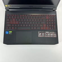 Load image into Gallery viewer, Acer Nitro 5 15.6 Black 2.7 GHz Intel Core i5 11th Gen. 24GB RAM 500GB Solid State Drive 256GB Solid State Drive NVIDIA GeForce GTX 1650 4 GB