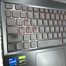 Load image into Gallery viewer, Acer Nitro 5 15.6 Black 2.7 GHz Intel Core i5 11th Gen. 24GB RAM 500GB Solid State Drive 256GB Solid State Drive NVIDIA GeForce GTX 1650 4 GB