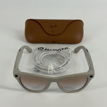 Load image into Gallery viewer, Meta Ray-Ban Meta Skyler (Gen 1) Shiny Chalky Gray 32GB