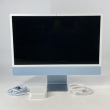 Load image into Gallery viewer, Apple iMac 24 2023 Blue 4.06 GHz M3 8-Core CPU 16GB Unified Memory 256GB Solid State Drive 10-Core GPU
