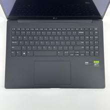Load image into Gallery viewer, LG Gram Pro 16 Black 3.8 GHz Intel Core Ultra 7 32GB RAM 1TB Solid State Drive 1TB Solid State Drive NVIDIA GeForce RTX 3050 4 GB