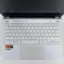 Load image into Gallery viewer, Asus ROG Zephyrus G14 GA402 14 White 4.0 GHz AMD Ryzen 9 7940HS 16GB RAM 1TB Solid State Drive NVIDIA GeForce RTX 4060 8 GB