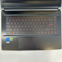 Load image into Gallery viewer, MSI Thin GF63 15.6 Black 2.3 GHz Intel Core i7 12th Gen. 32GB RAM 1TB Solid State Drive NVIDIA GeForce RTX 3050 4 GB