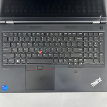 Load image into Gallery viewer, Lenovo ThinkPad P15 Gen 2 Black 2.3 GHz Intel Core i7 11th Gen. 16GB RAM 512GB Solid State Drive NVIDIA Quadro T1200 4 GB