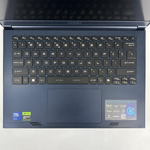 Load image into Gallery viewer, MSI Stealth 14 AI Studio 14 Blue 3.8 GHz Intel Core Ultra 7 16GB RAM 2TB Solid State Drive NVIDIA GeForce RTX 4060 8 GB