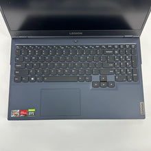 Load image into Gallery viewer, Lenovo Legion 5 15.6 Blue 3.2 GHz AMD Ryzen 7 5800H 32GB RAM 1TB Solid State Drive NVIDIA GeForce RTX 3050 Ti 4 GB