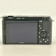 Load image into Gallery viewer, Sony Alpha ZV-E10 24.2MP Black