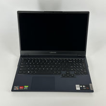 Load image into Gallery viewer, Lenovo Legion 5 15.6 Blue 3.2 GHz AMD Ryzen 7 5800H 32GB RAM 1TB Solid State Drive NVIDIA GeForce RTX 3050 Ti 4 GB