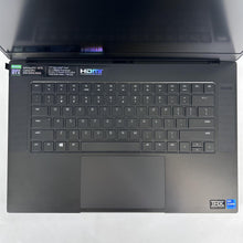 Load image into Gallery viewer, Razer Blade 15 Advanced 2021 Black 2.3 GHz Intel Core i7 11th Gen. 16GB RAM 1TB Solid State Drive NVIDIA GeForce RTX 3070 8 GB
