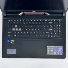 Load image into Gallery viewer, MSI Raider GE78 HX 17 Black 2.2 GHz Intel Core i9 13th Gen. 32GB RAM 2TB Solid State Drive NVIDIA GeForce RTX 4090 16 GB