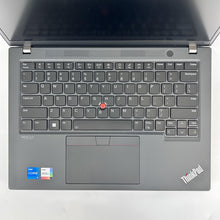 Load image into Gallery viewer, Lenovo ThinkPad T14 Gen 3 Black 1.3 GHz Intel Core i5 12th Gen. 16GB RAM 256GB Solid State Drive