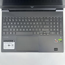 Load image into Gallery viewer, HP Victus 15.6 Black 3.3 GHz AMD Ryzen 5 7535HS 16GB RAM 512GB Solid State Drive NVIDIA GeForce RTX 2050 4 GB