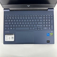 Load image into Gallery viewer, HP Victus 15.6 Blue 2.1 GHz Intel Core i5 13th Gen. 8GB RAM 512GB Solid State Drive NVIDIA GeForce RTX 3050 6 GB