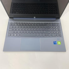 Load image into Gallery viewer, HP Pavilion 15 Blue 2.9 GHz Intel Core i7 11th Gen. 16GB RAM 1TB Solid State Drive NVIDIA GeForce MX350 2 GB