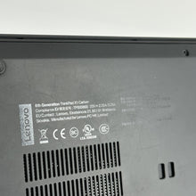 Load image into Gallery viewer, Lenovo ThinkPad X1 Carbon Gen 6 14 Black 1.9 GHz Intel Core i7 8th Gen. 16GB RAM 256GB Solid State Drive