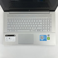 Load image into Gallery viewer, HP Envy 17 Silver 1.3 GHz Intel Core i7 10th Gen. 12GB RAM 512GB Solid State Drive NVIDIA GeForce MX330 2 GB