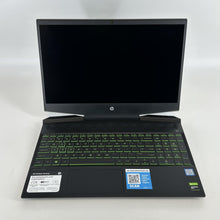 Load image into Gallery viewer, HP Pavilion Gaming 15.6 Black 2.4 GHz Intel Core i5 9th Gen. 8GB RAM 256GB Solid State Drive NVIDIA GeForce GTX 1050 3 GB