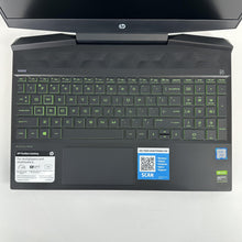 Load image into Gallery viewer, HP Pavilion Gaming 15.6 Black 2.4 GHz Intel Core i5 9th Gen. 8GB RAM 256GB Solid State Drive NVIDIA GeForce GTX 1050 3 GB