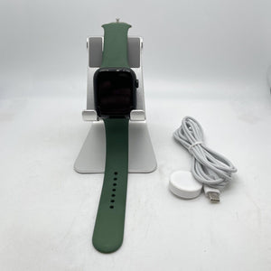 Apple Watch Series 7 Cellular Green Sport 45mm w/ Green Sport - Very Good