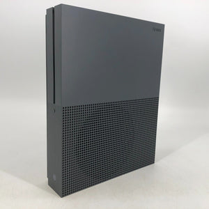 Microsoft Xbox One S Storm Grey Edition 500GB - Very Good Cond. w/ Cables + Game
