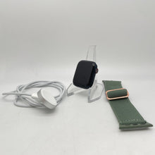 Load image into Gallery viewer, Apple Watch Series 8 Cellular Midnight Aluminum 41mm Green Sport Loop Very Good