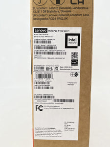 Lenovo ThinkPad P16s 16" 2022 FHD+ 3.4GHz i7-1260P 16GB 512GB NVIDIA T550 - NEW