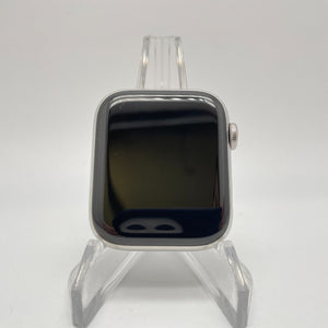 Apple Watch Series 4 Cellular Silver S. Steel 44mm White Non-OEM Sport Loop Good