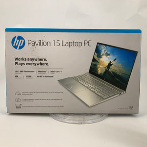 HP Pavilion 15.6" Gold 2021 FHD TOUCH 2.8GHz i7-1165G7 8GB 512GB - NEW & SEALED