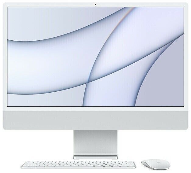 iMac 24 Silver 2021 3.2GHz M1 8-Core GPU 8GB RAM 256GB SSD - NEW & SEALED