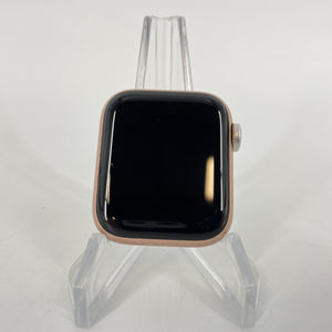 Apple Watch Series 4 Cellular Gold Aluminum 40mm w/ Pink Sand Sport Band Good